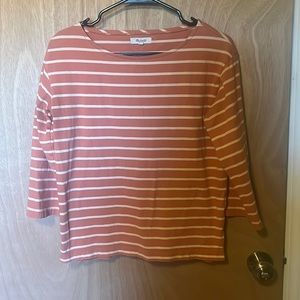 SALE: Madewell Striped Boatneck T shirt